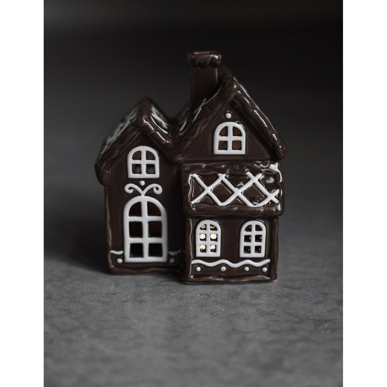 Storefactory Skulptur Lebkuchenhaus Julbyn Nr. 3 Braun günstig online kaufen