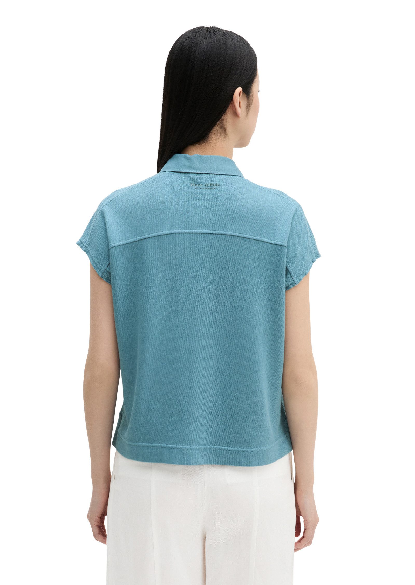 Marc O'Polo Poloshirt aus weichem Single Jersey