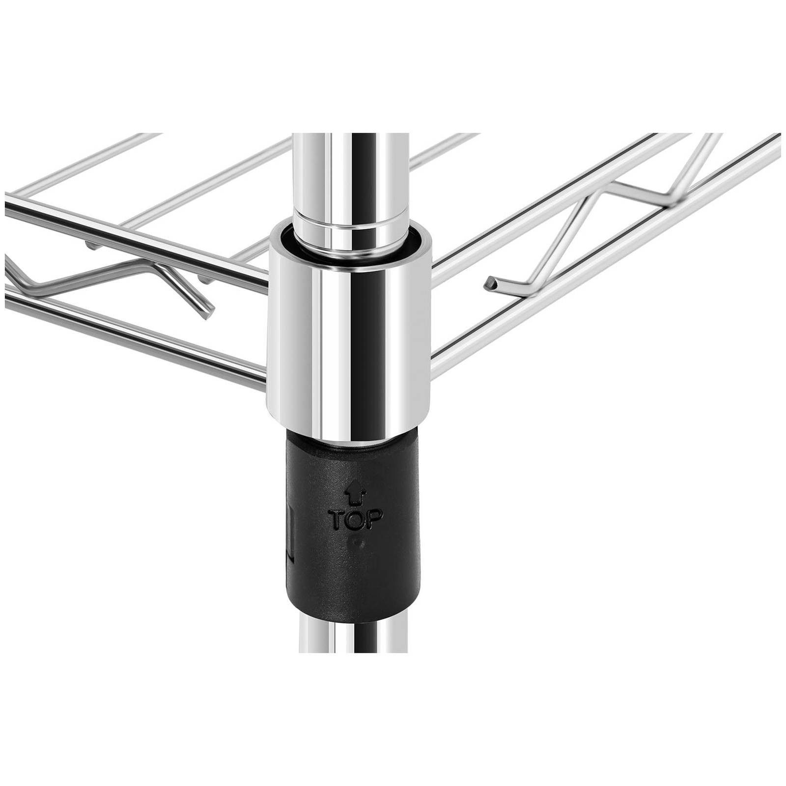 Royal Catering Standregal Metallregal Gitterregal Steckregal Küchenwagen 4 günstig online kaufen