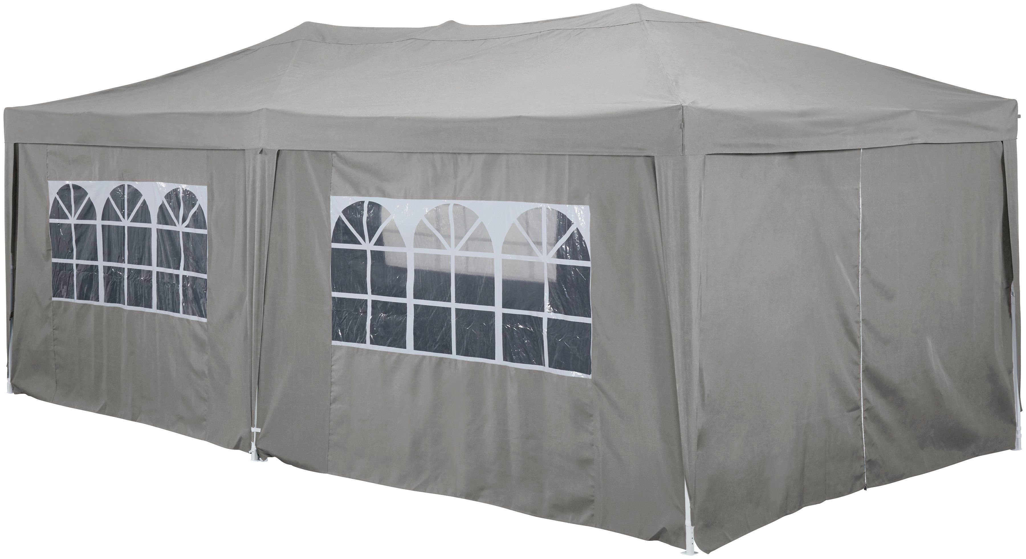 KONIFERA Faltpavillon Alicante, mit 6 Seitenteilen, (Set), Festival & Party Pavillon, Sonnen & Windschutz BxT: 300x600 cm