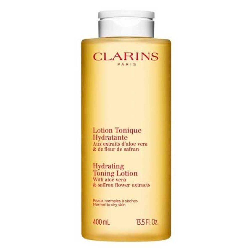 Clarins Gesichts-Reinigungsfluid LOCIN TONICA Feuchtigkeitscreme für normale trockene Haut 400 ml