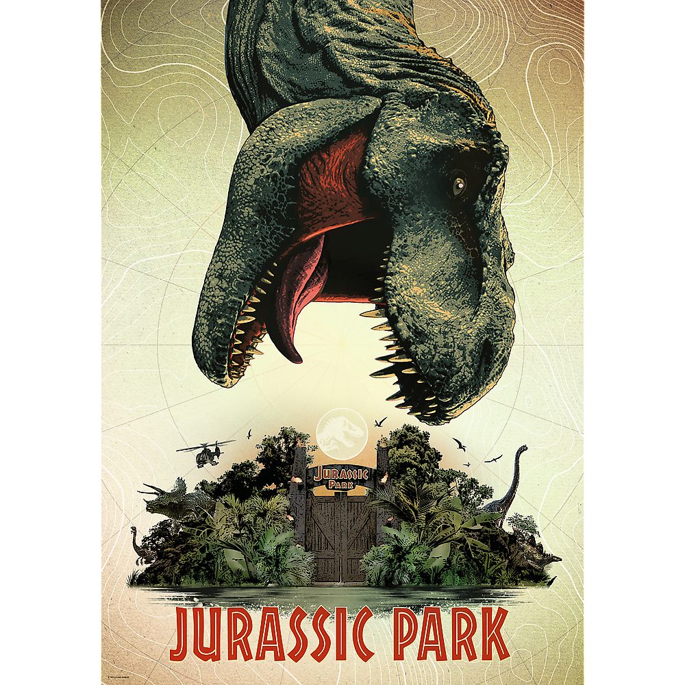 Trefl GmbH Puzzle Filmposter - Jurassic günstig online kaufen