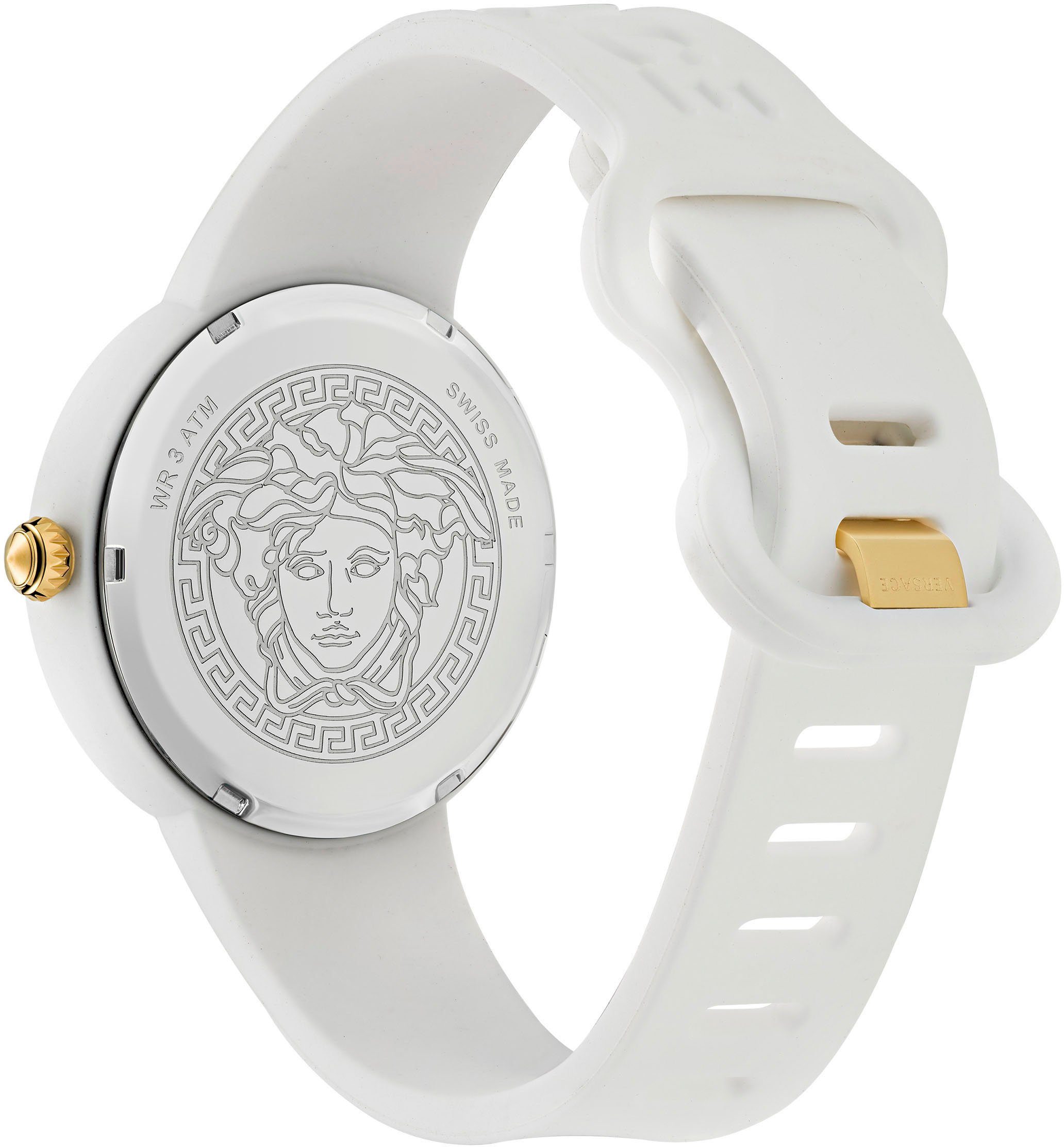 Versace Quarzuhr MEDUSA POP VE6G00123, Armbanduhr, Damenuhr, Saphirglas, Swiss Made, analog