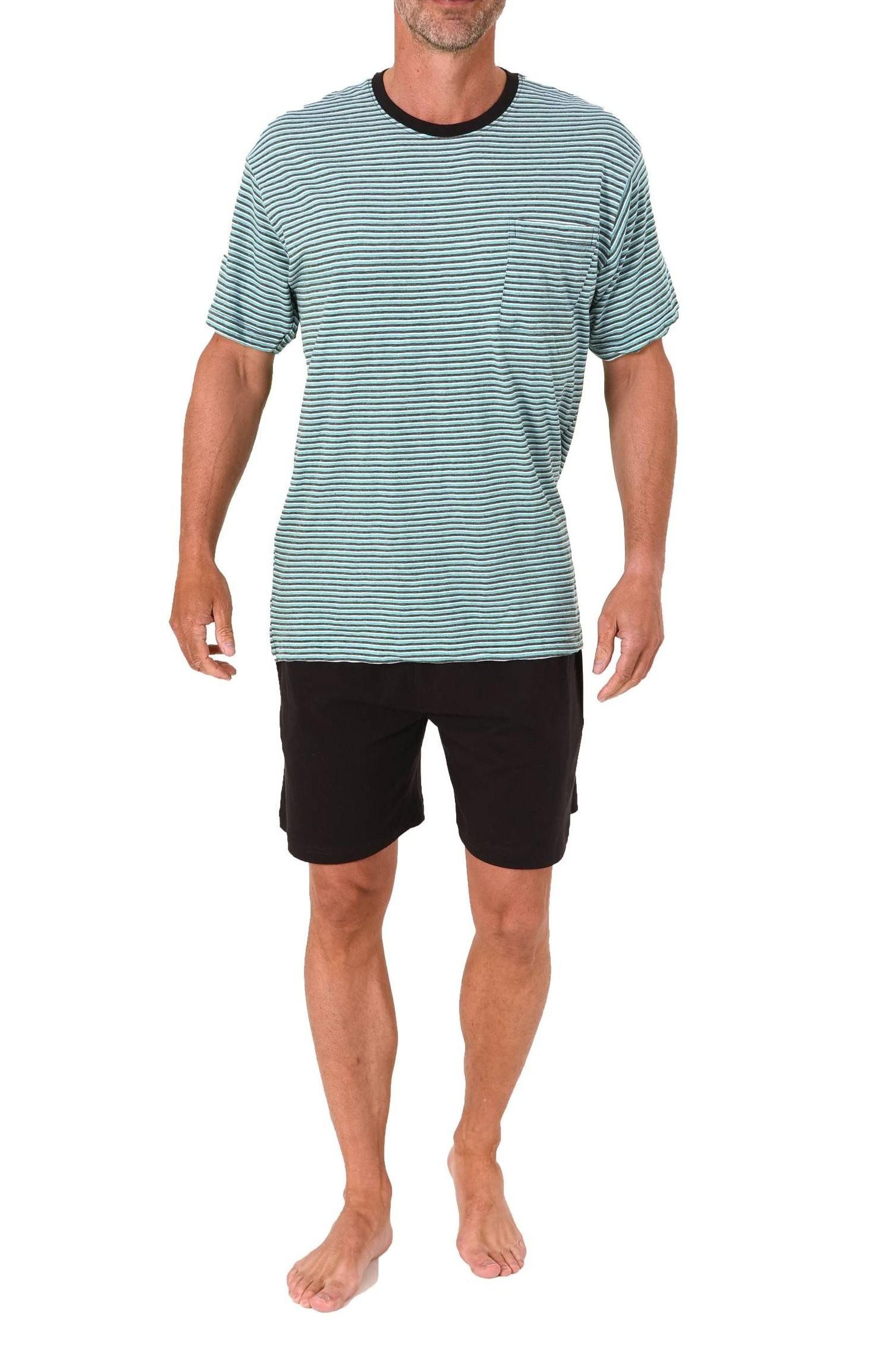 Normann Pyjama Normann Herren kurzarm Schlafanzug Shorty Pyjama - auch in Ü günstig online kaufen
