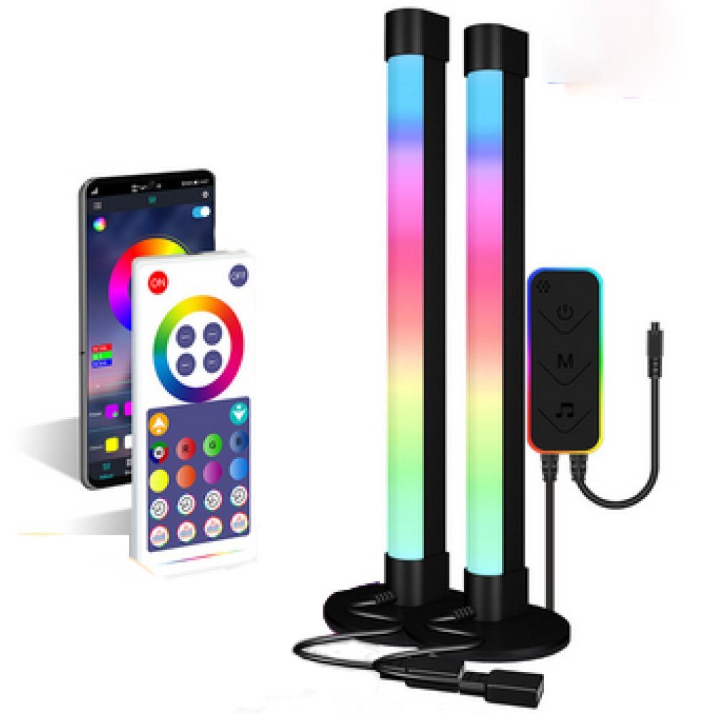 XDOVET LED Stripe 2 Stück LED Lightbar,Bluetooth LED Streifen RGB TV,  Hintergrundbeleuchtung,Lampe Ambient Smart Sync mit Musik und APP