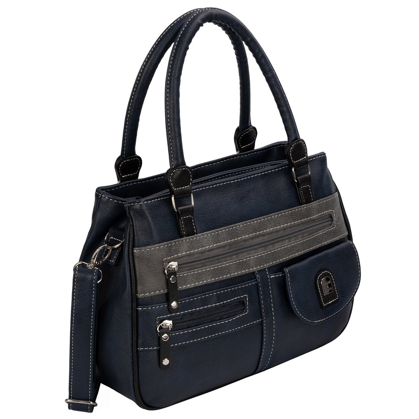 EAAKIE Umhängetasche Damen Tasche Schultertasche Umhängetasche Leder Optik Handtasche, als Schultertasche, Umhängetasche tragbar