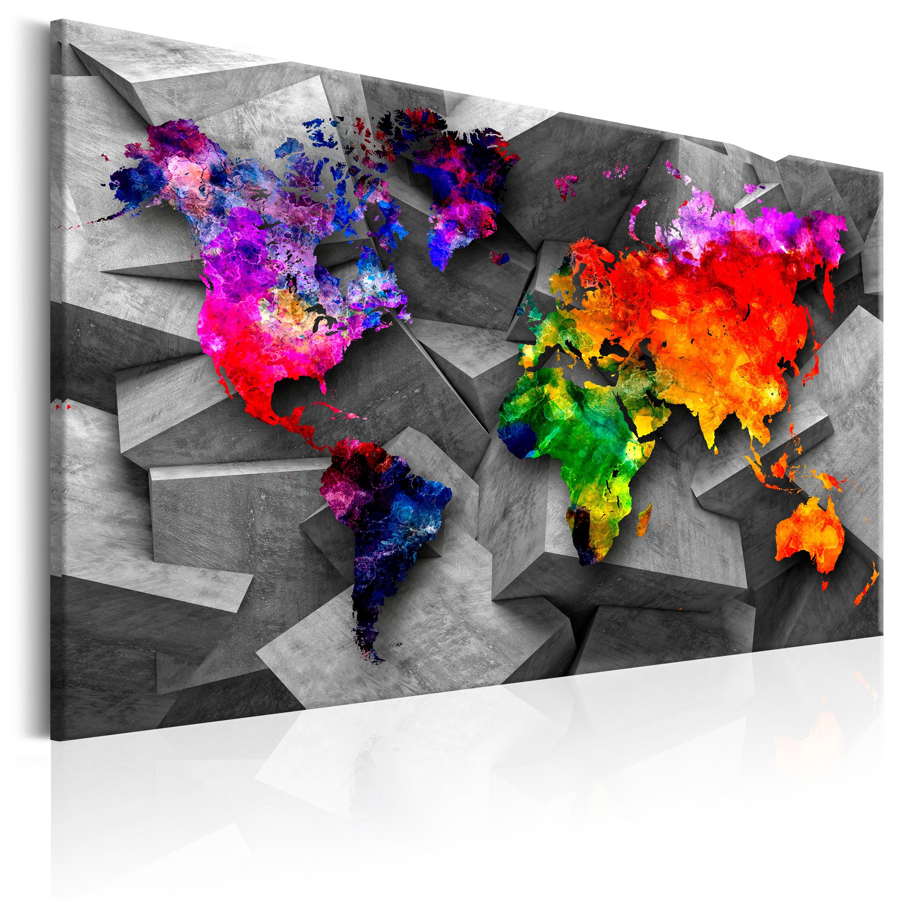 Artgeist Wandbild Cubic World