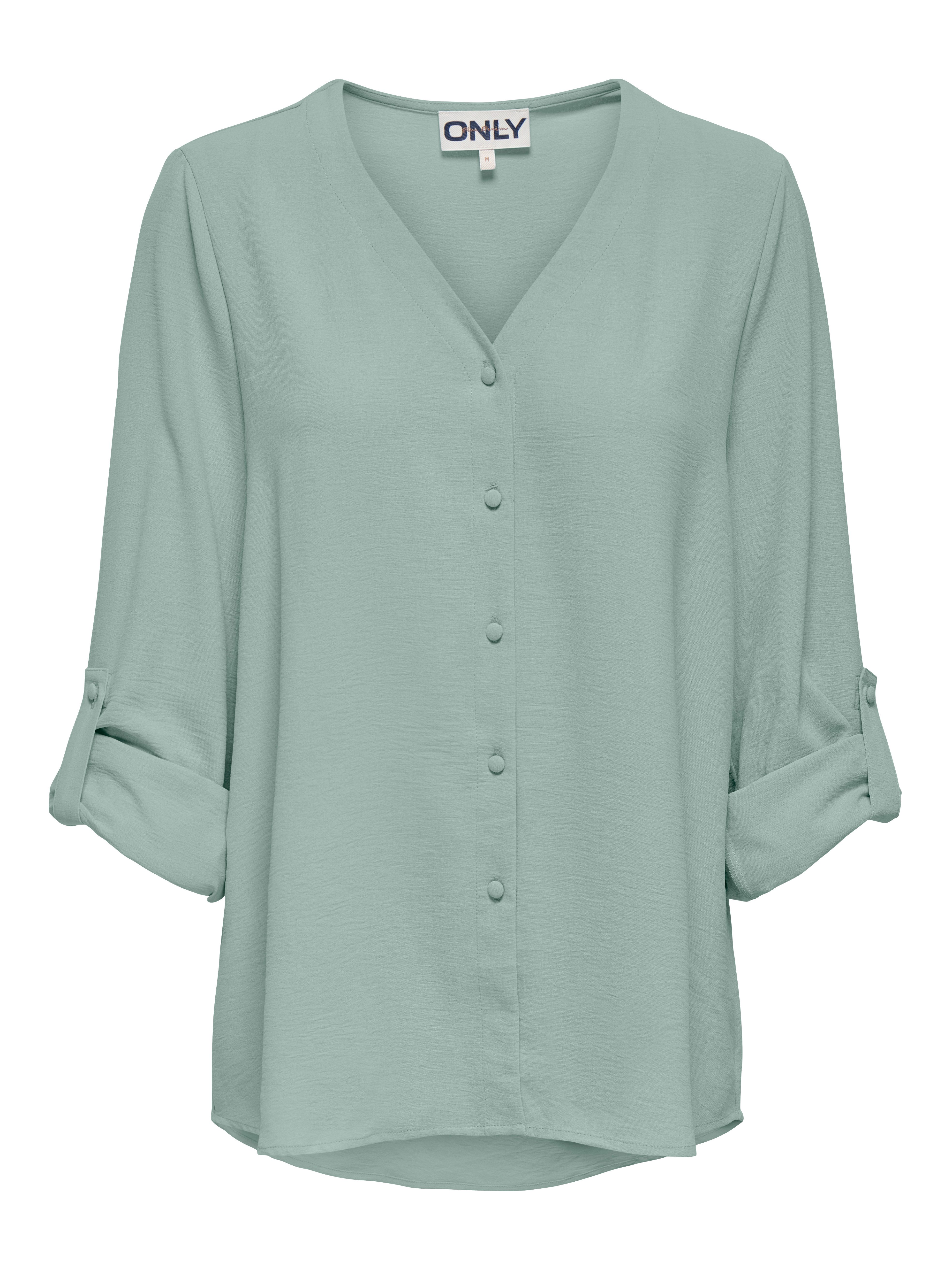 ONLY Shirtbluse ONLJANA METTE V-NECK LS SHIRT NOOS WVN