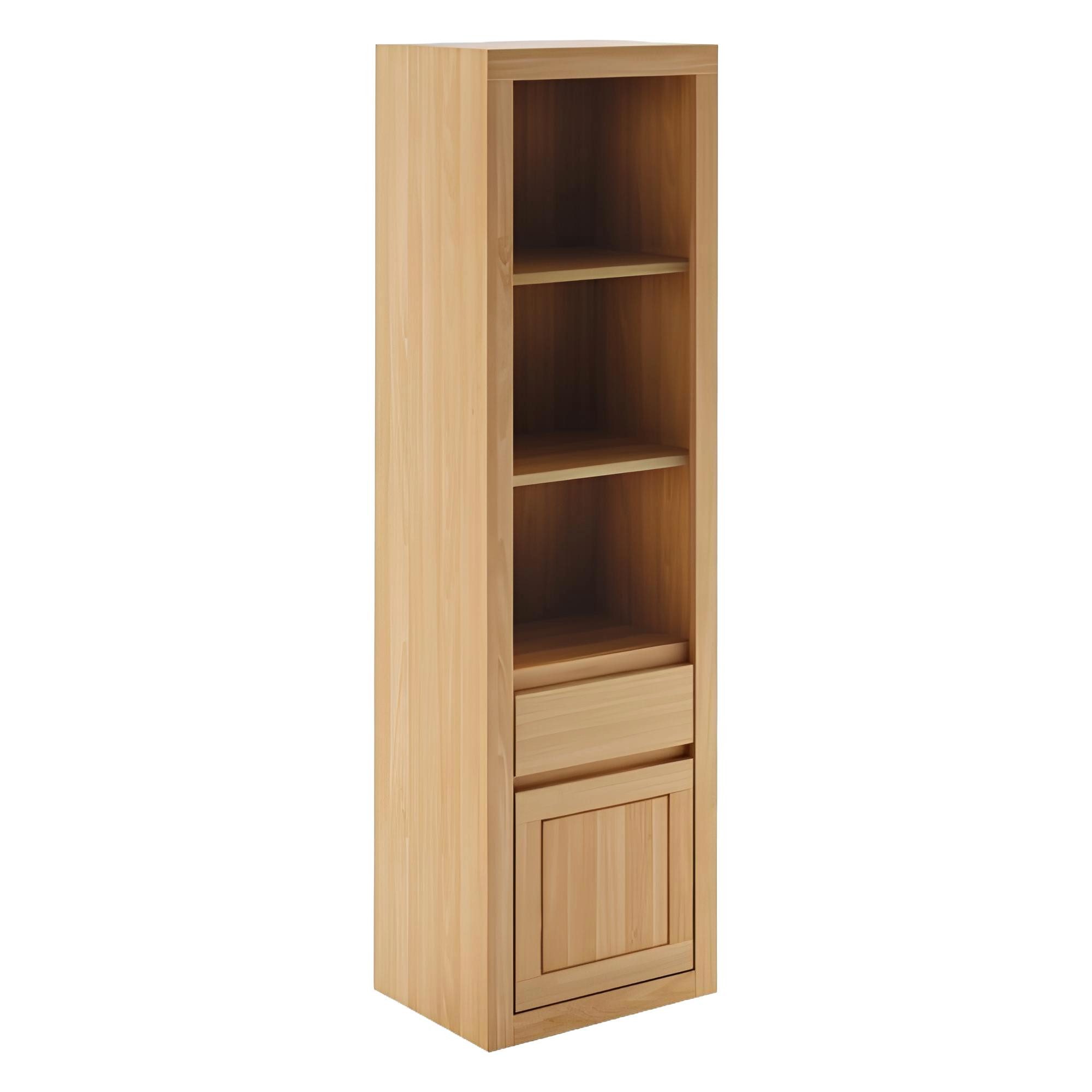 Xlmoebel Bücherregal Neue Design-Wohnzimmervitrine aus Holz mit klassischem Bücherregal, 1-tlg., Hergestellt in Europa