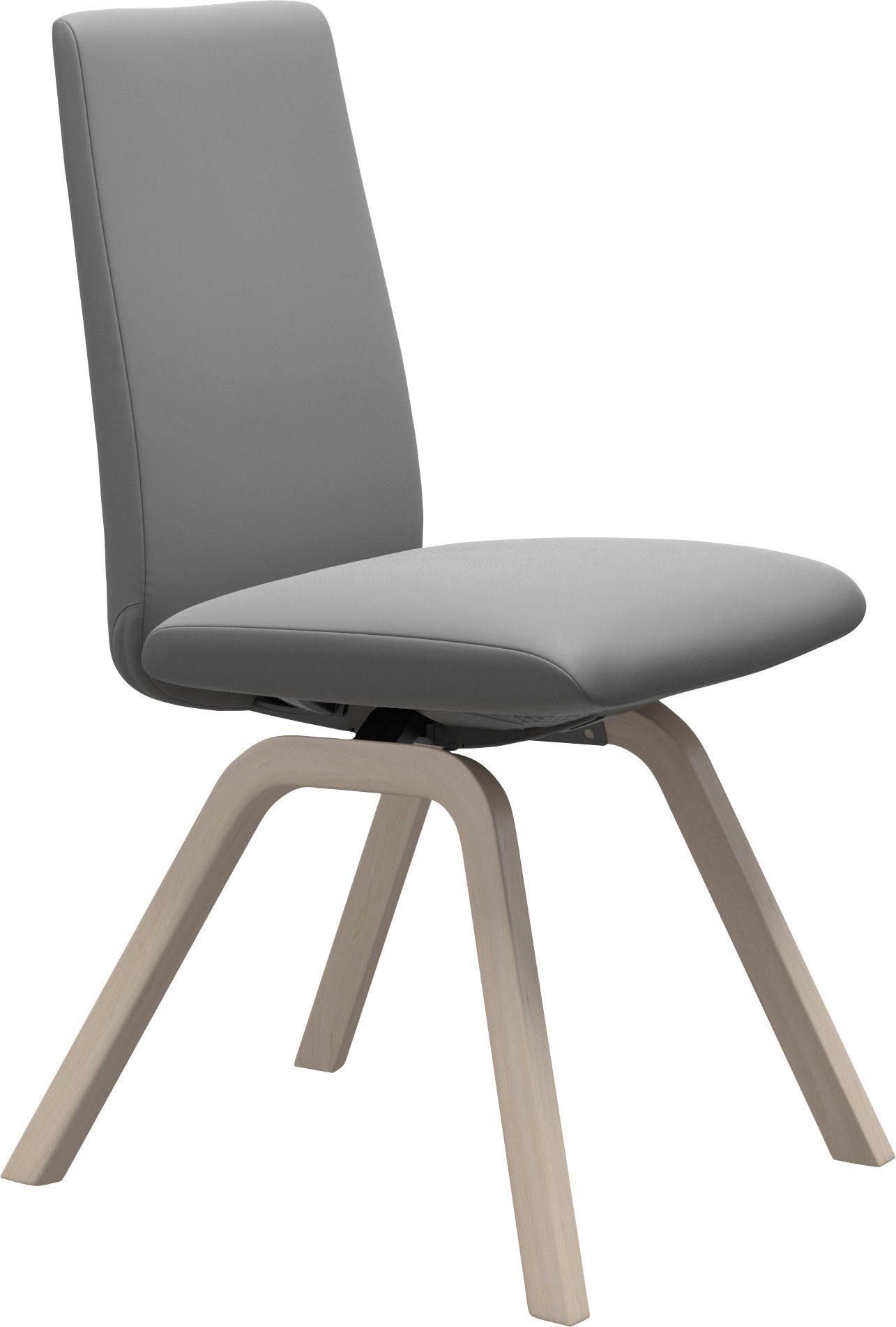 Stressless® Polsterstuhl Laurel, Low Back, Größe M, mit schräggestellten Beinen in Eiche gekalkt