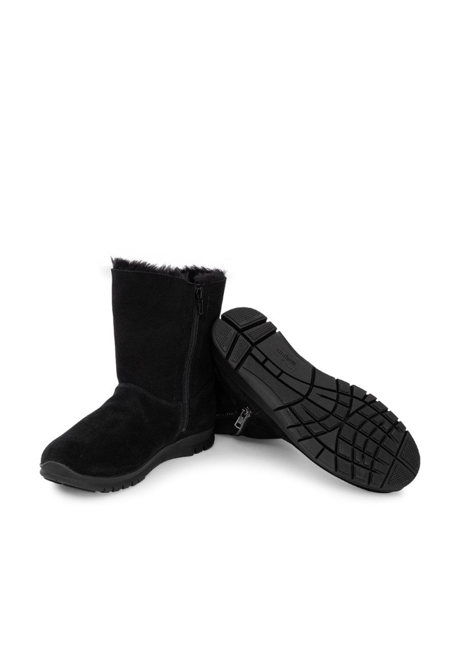 vitaform Damen Stiefeletten Veloursleder & Doubleface Stiefelette
