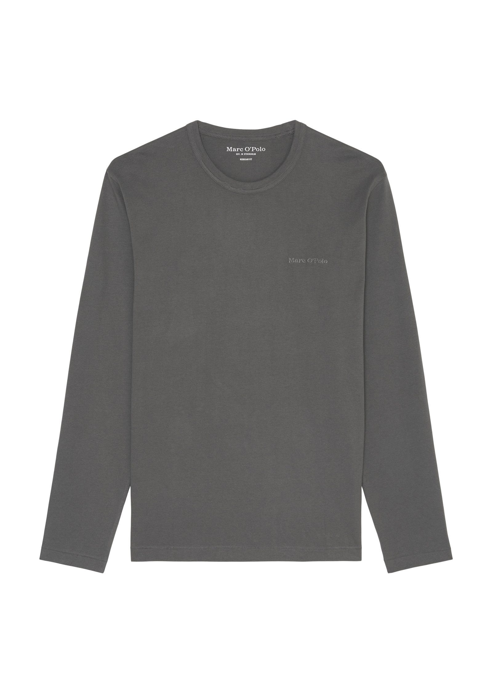 Marc O'Polo Langarmshirt grey pinstripe