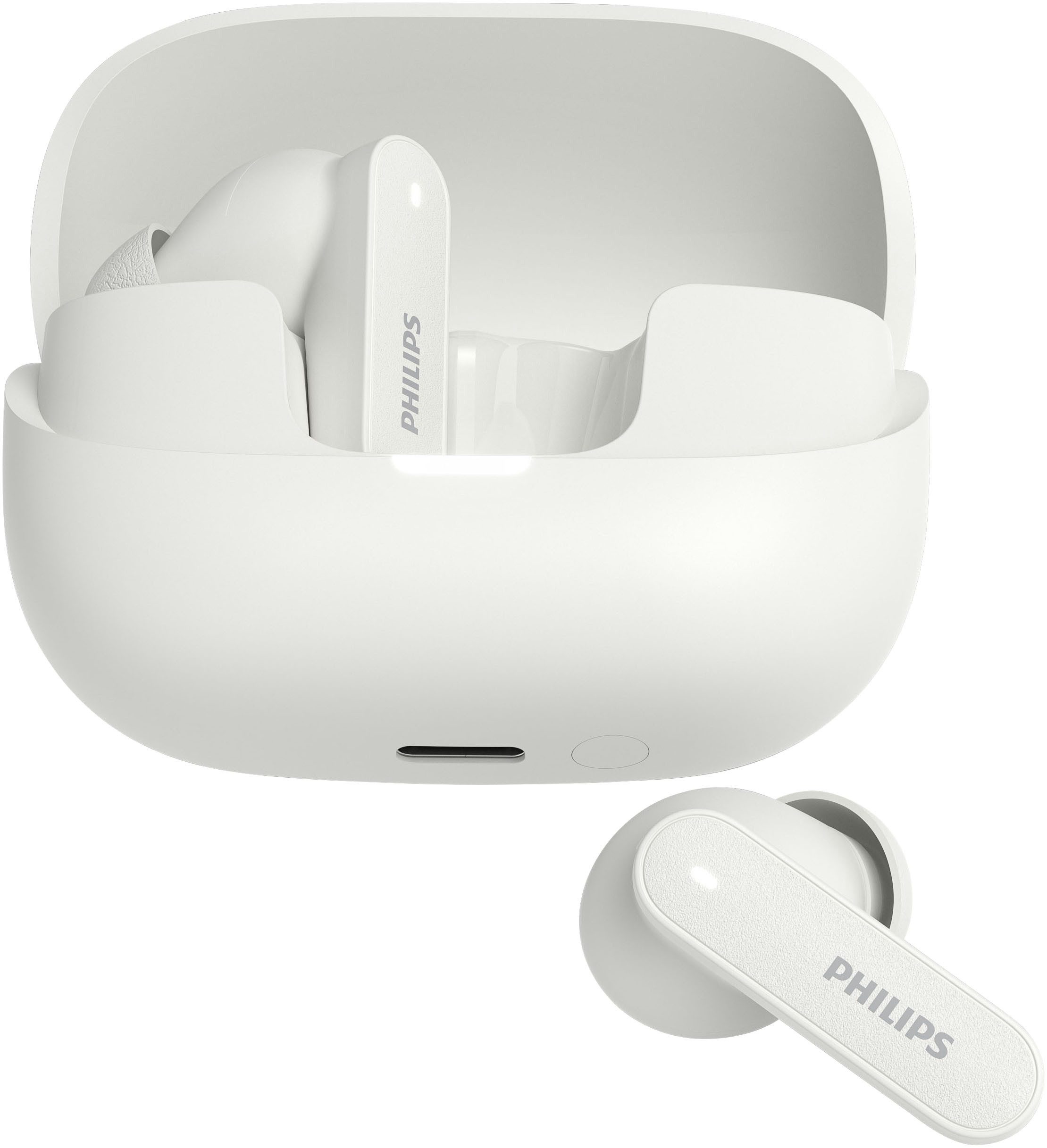 Philips TAT3000WT/00 wireless Kopfhörer (Active Noise Cancelling (ANC), Google Assistant, Siri, Bluetooth)