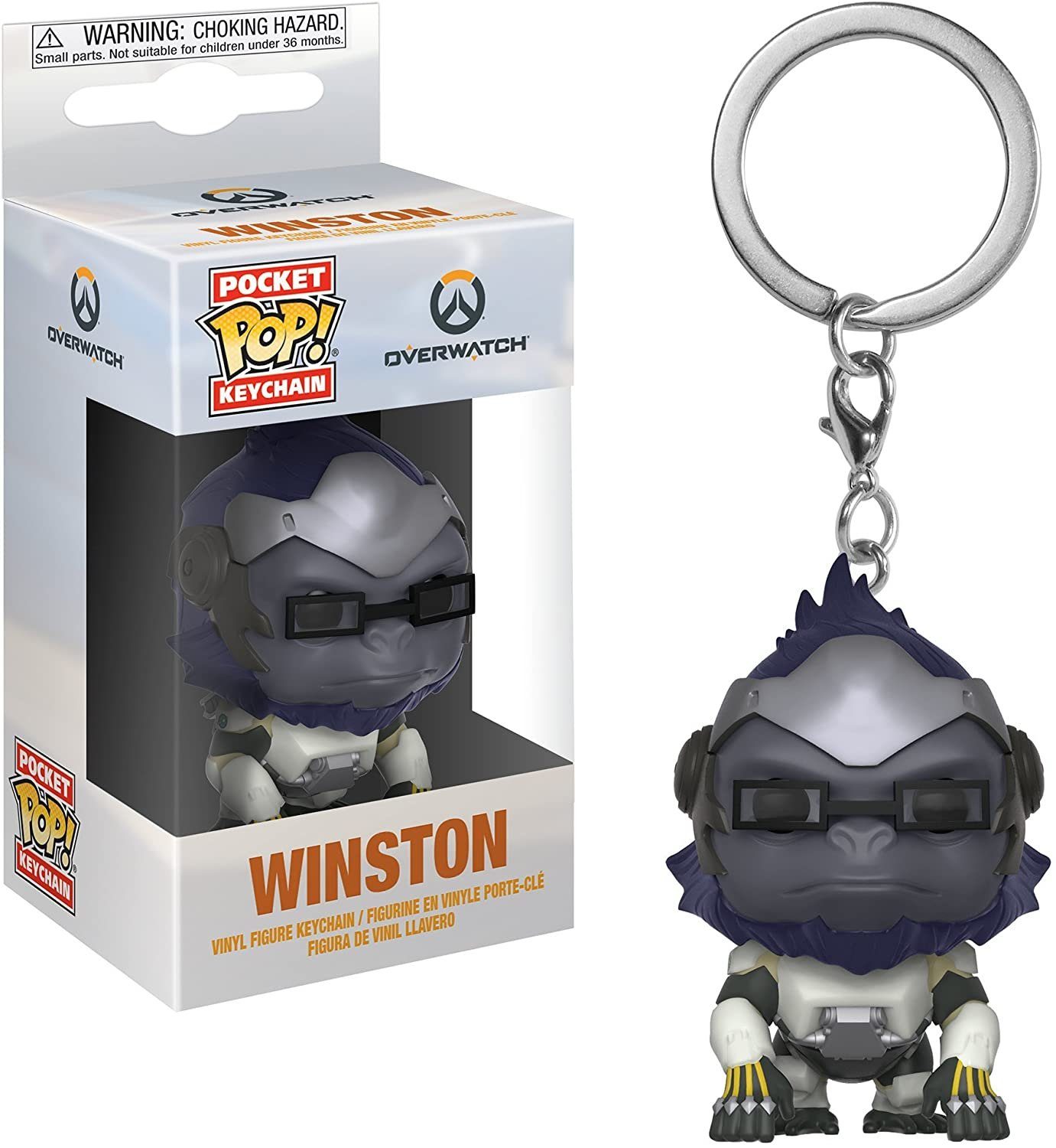 - Pocket Winston Overwatch Schlüsselanhänger Pop! Funko