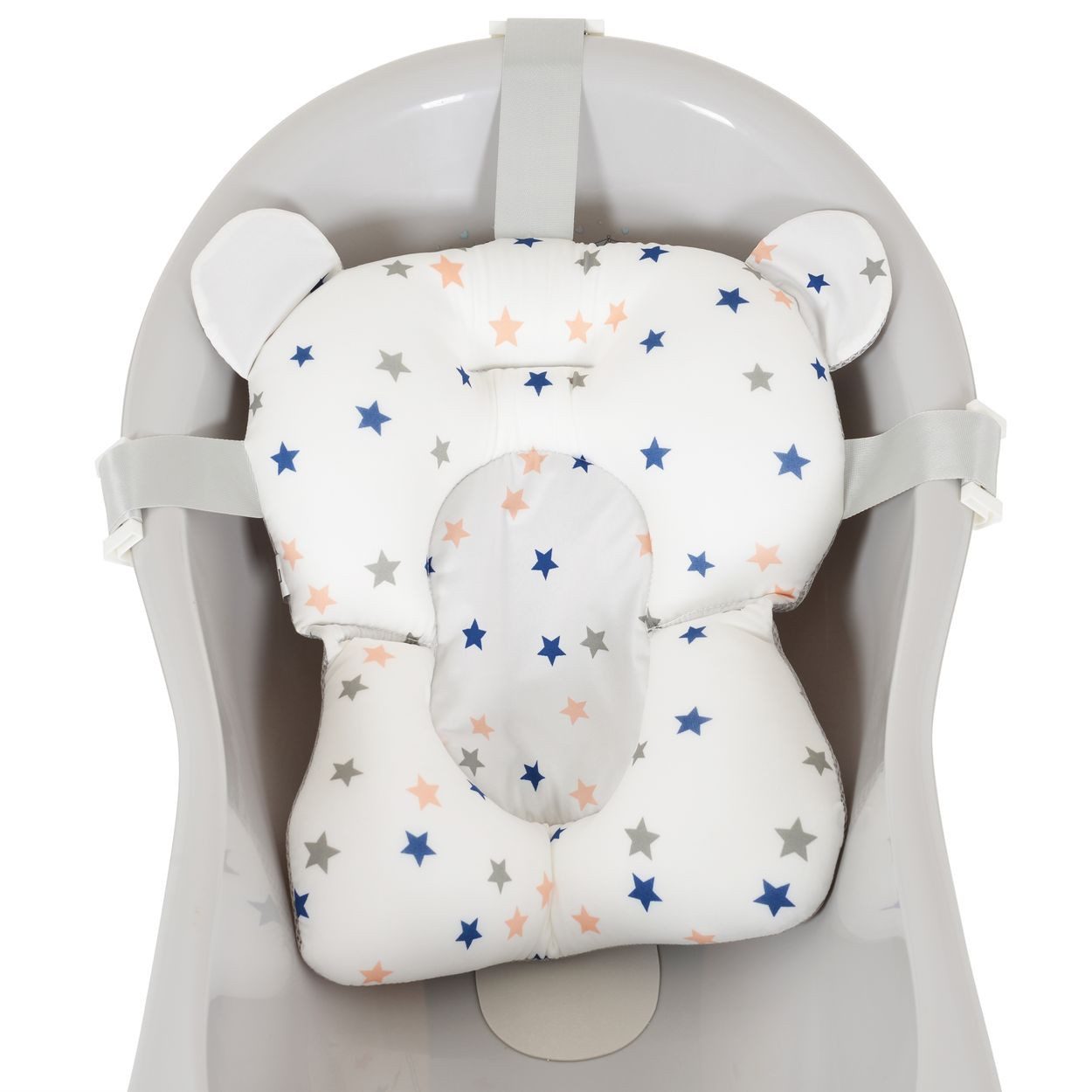 Moni Wanneneinlage Sea Stars HA-B48, B: 44 cm, L: 33 cm, 1-tlg., Badeauflage, Kunststoff-Clips, schnell trocknend, Rückenunterstützung – Bild 3 von 4
