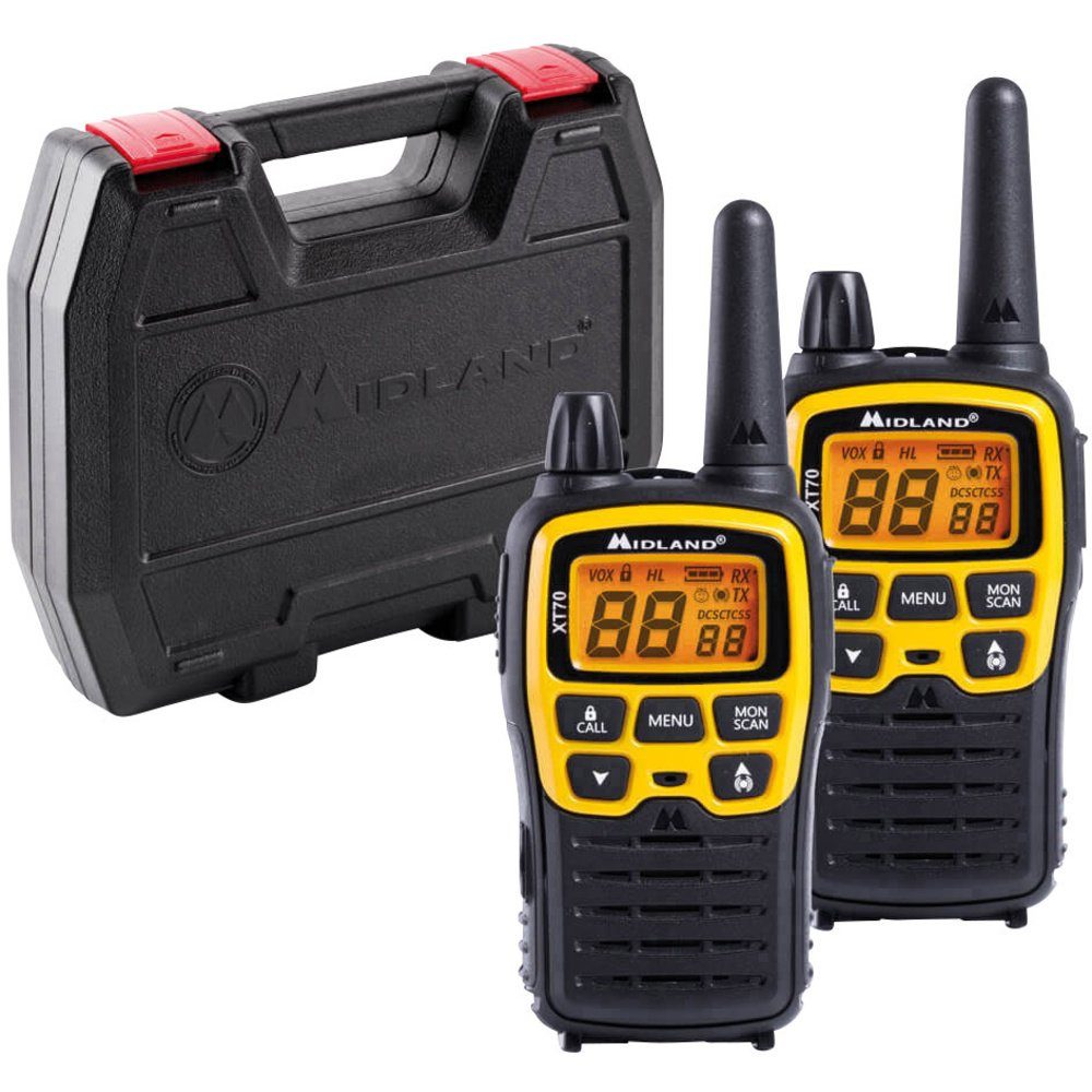 Midland Adventure 2er C1180.01 PMR/LPD-Handfunkgerät XT70 Set Walkie Midland Talkie