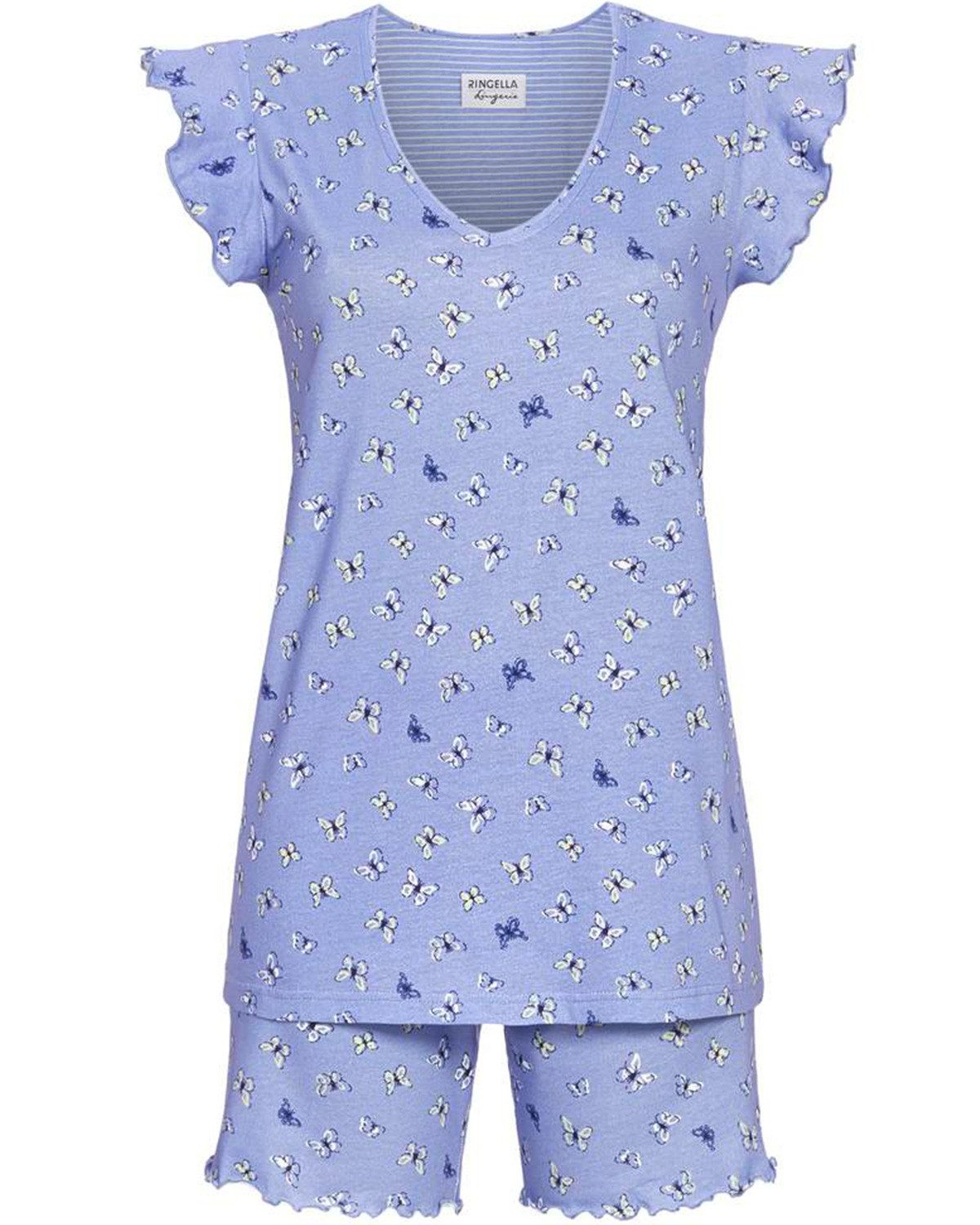 Ringella Pyjama Damen Kurzarm 'Butterflys' 4261318, günstig online kaufen