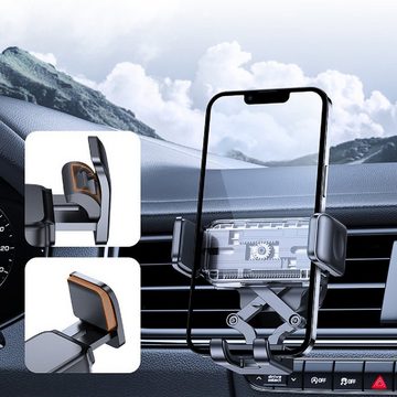 JOYROOM Auto Lüftungsgitter Universal KFZ Handy Smartphone Halter mechanisch Handy-Halterung, (Rotationsfähigkeit: 360)