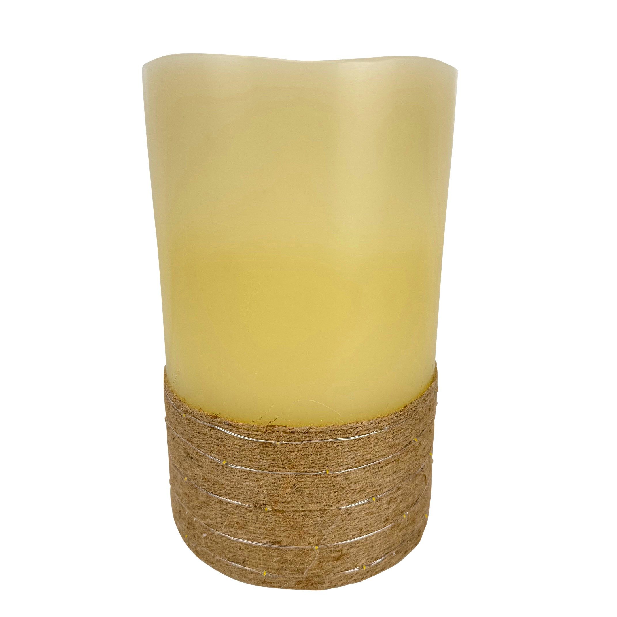 Online-Fuchs LED-Kerze - große maritime Deko Bodenkerze mit Lichterkette un günstig online kaufen