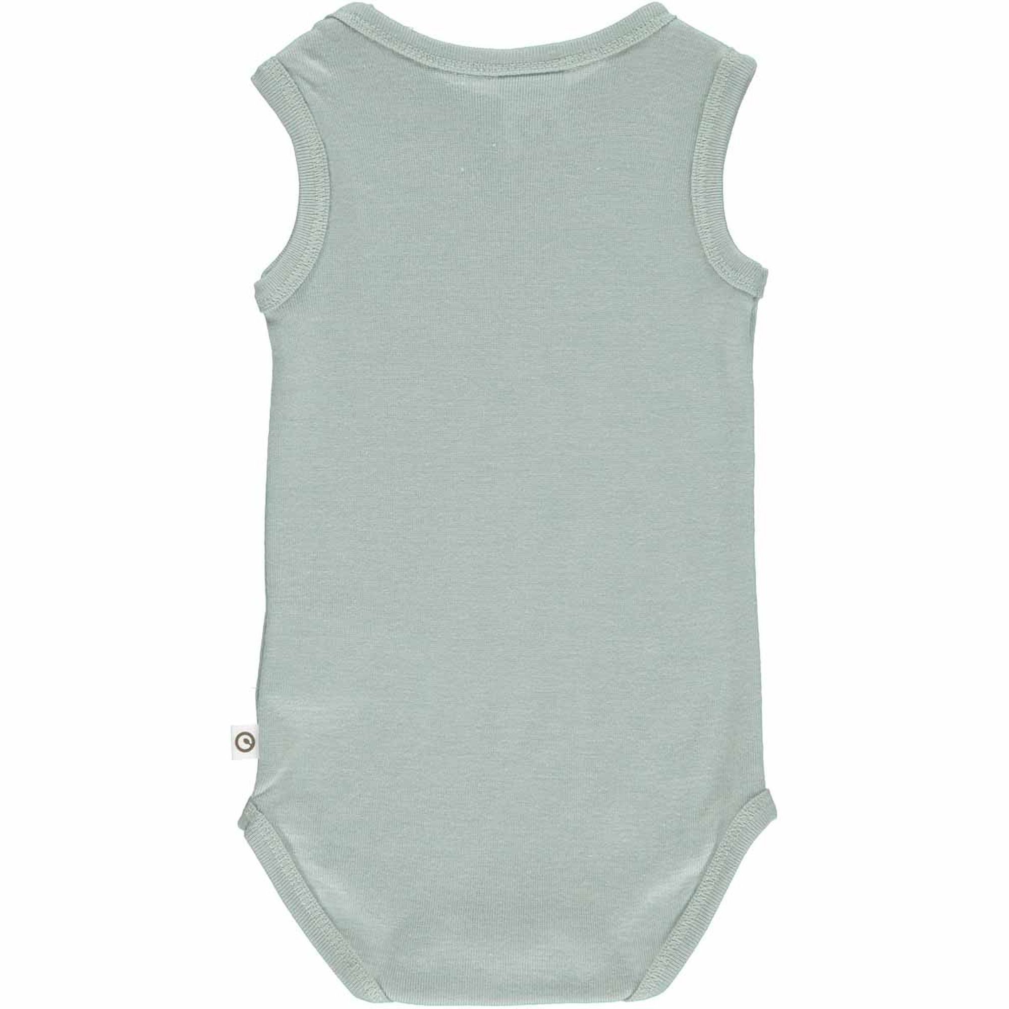 by (1-tlg) COTTON Kurzarmbody Müsli GREEN