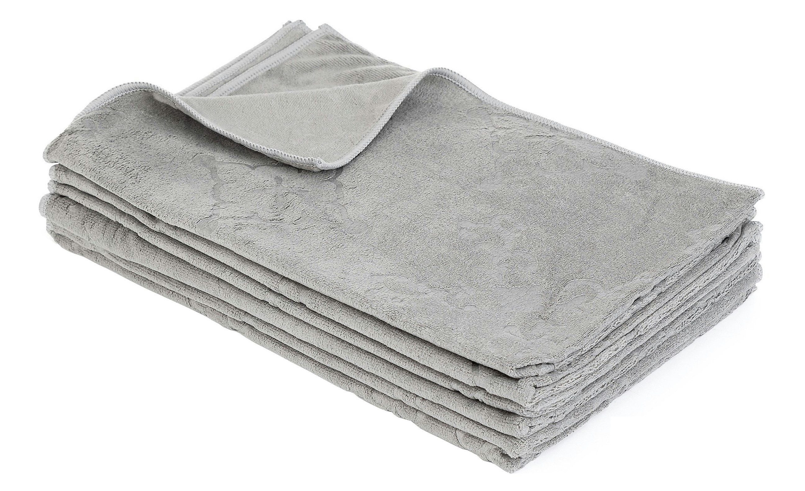 AQUA CLEAN Geschirrtuch Kristall Geschirrtücher mit Prägemotiv 6tlg. Orname günstig online kaufen