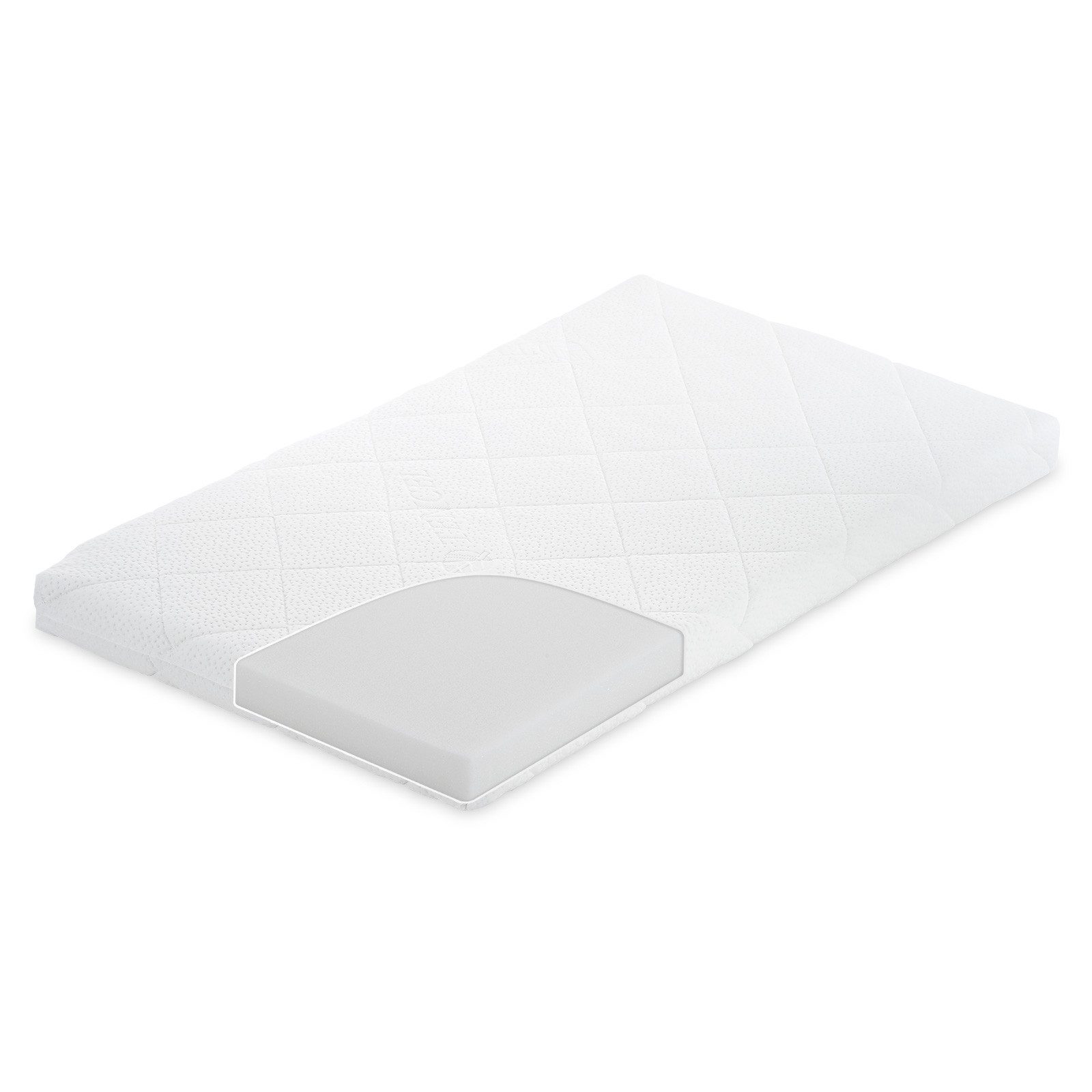 Babymatratze für Beistellbett und Wiege 90x55 cm, FabiMax, 5 cm hoch