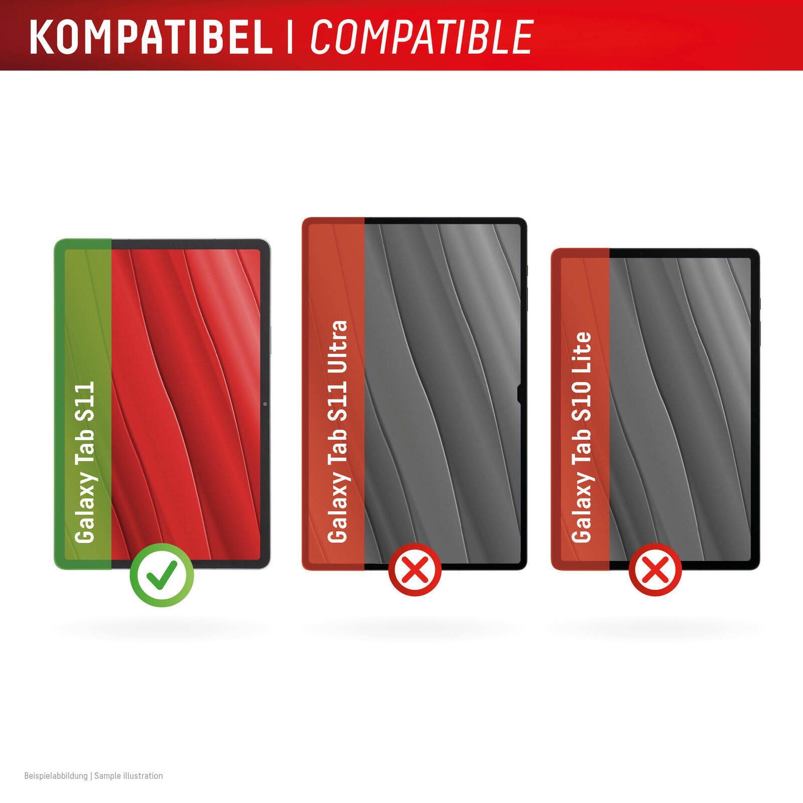 Displex Tablet-Hülle DISPLEX Tablet Glass für Samsung Galaxy Tab S11 – Bild 5 von 5