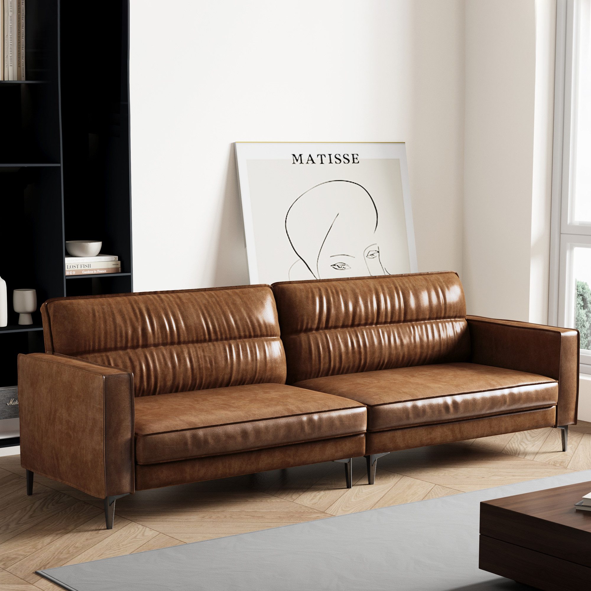 OLEY LUCK LIVE Sofa Vintage Ölwachleder günstig online kaufen