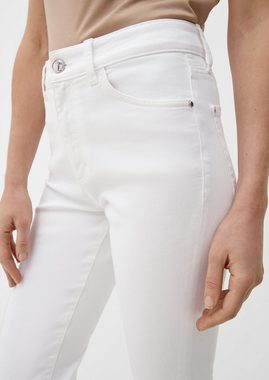 s.Oliver BLACK LABEL 7/8-Jeans Cropped-Jeans Flared / Slim Fit / High Rise / Flared Leg Logo