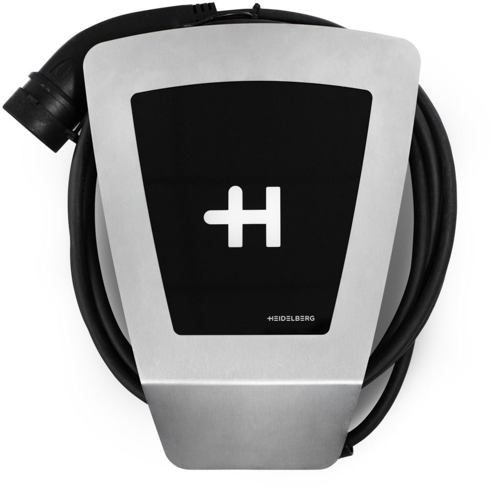 Elektroauto-Ladestation Wallbox Energy Control Typ 2 5 m - Ladestation - schwarz/silber