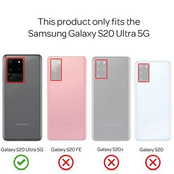 Nalia Smartphone-Hülle Samsung Galaxy S20 Ultra, Klare 360 Grad Silikon Hülle / Rundumschutz Vorder- und Rückseite / Schutzhülle Transparent / Vergilbungsfreies Case / Displayschutz Etui / Kratzfest / Durchsichtiges Komplettschutz Cover / Vorne & Hinten Schutz / Handy-Tasche Handyschale