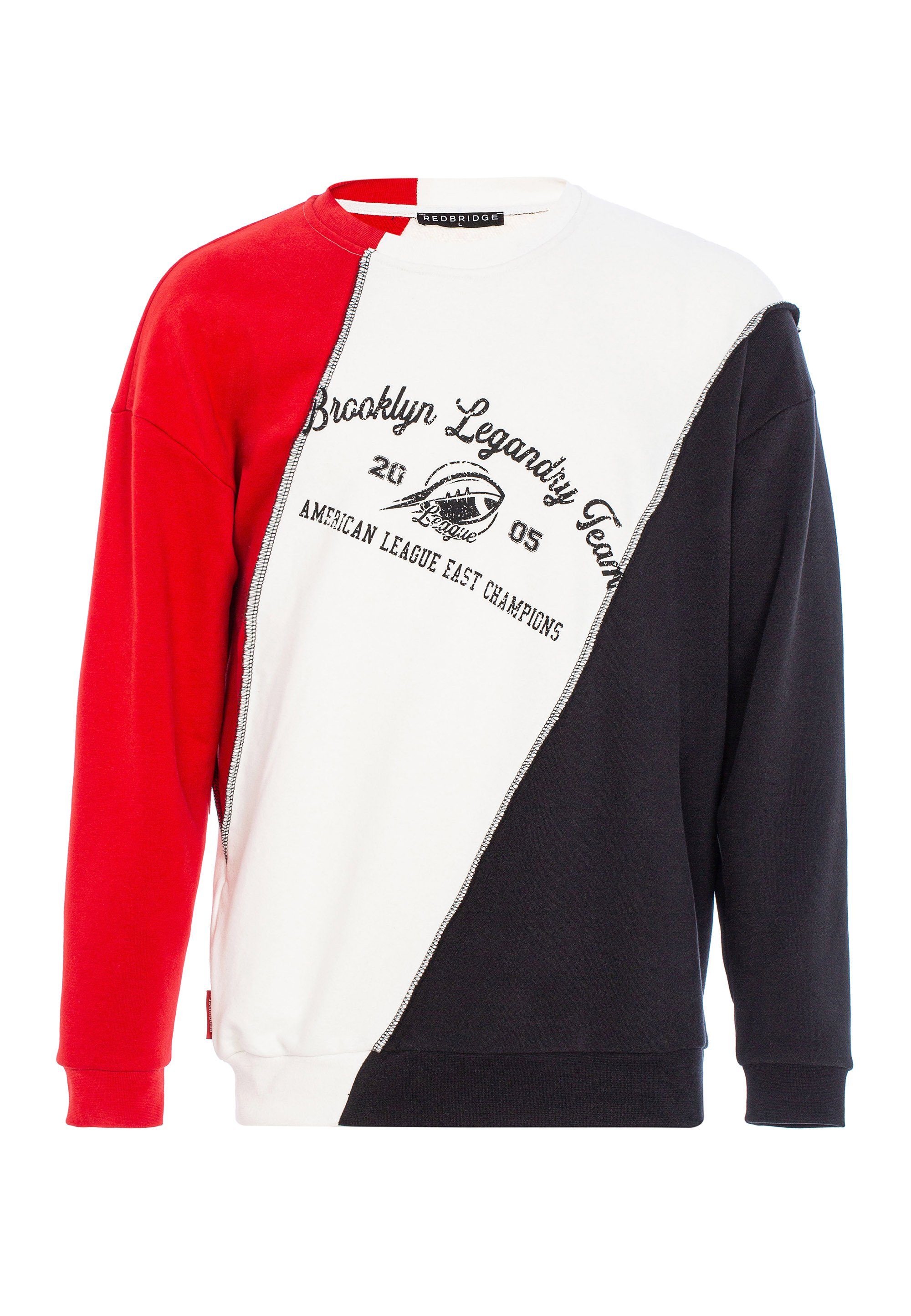 RedBridge Sweatshirt Aylesbury im Color-Blocking-Design trendigen