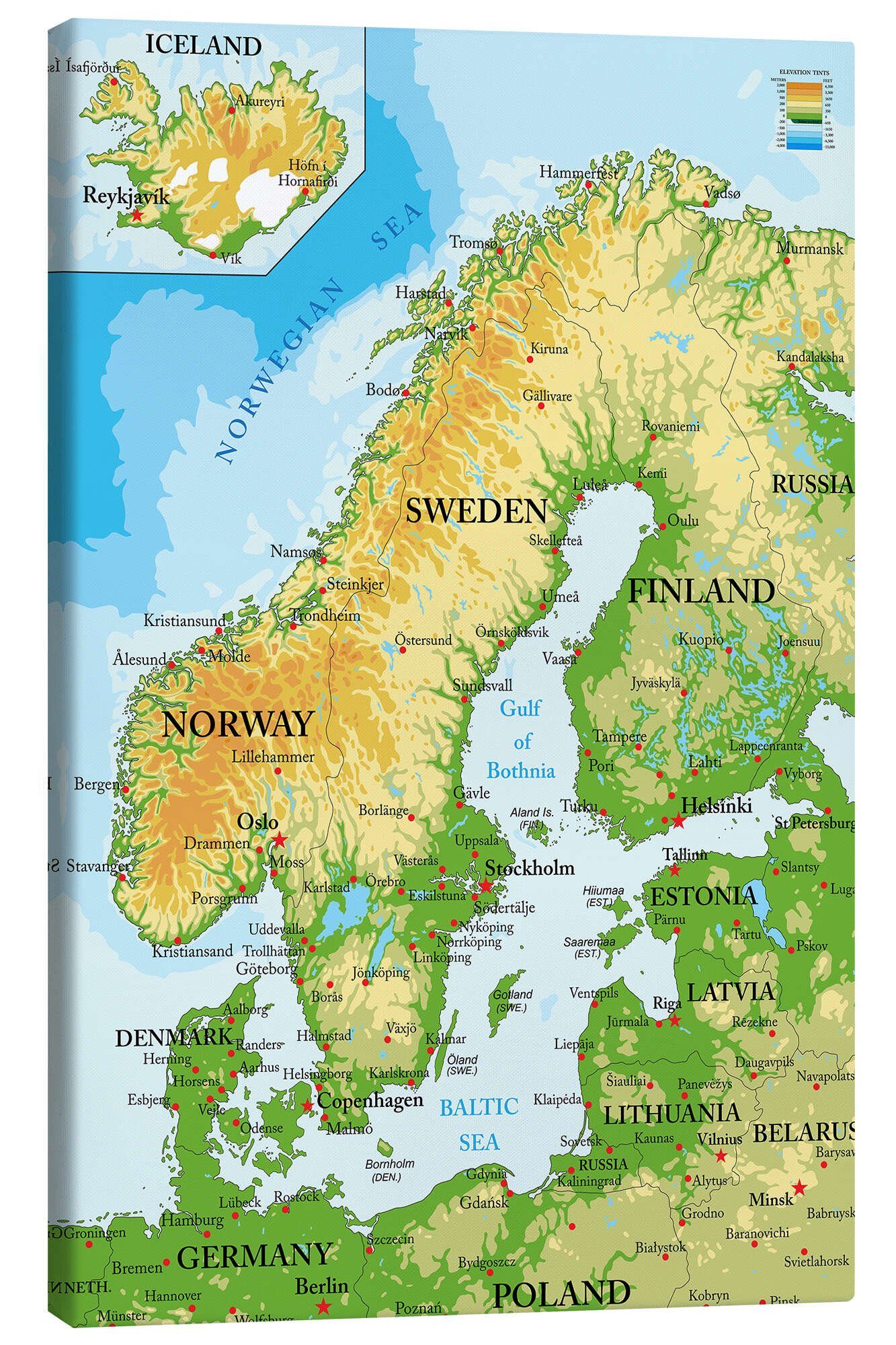 Posterlounge Poster Editors Choice, Skandinavien - günstig online kaufen