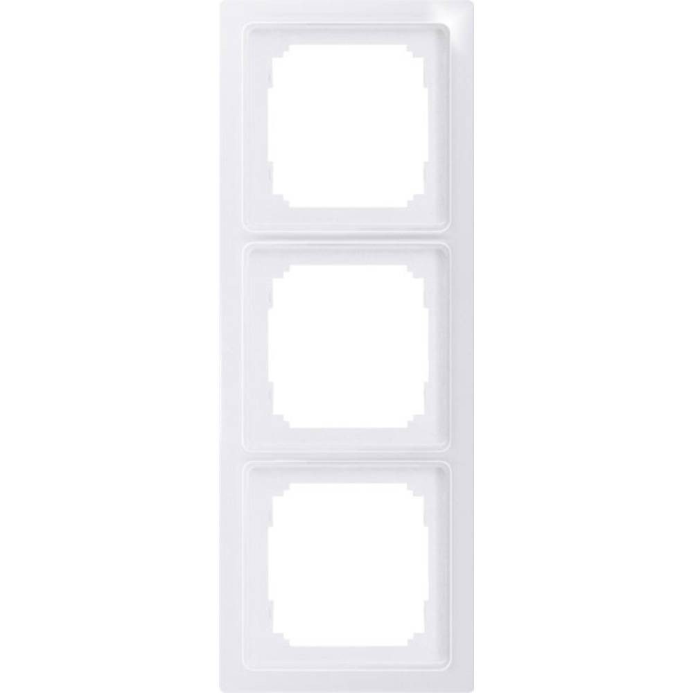 Universalrahmen E-Design innen 55x55mm glänzend Einbau-Tischsteckdose