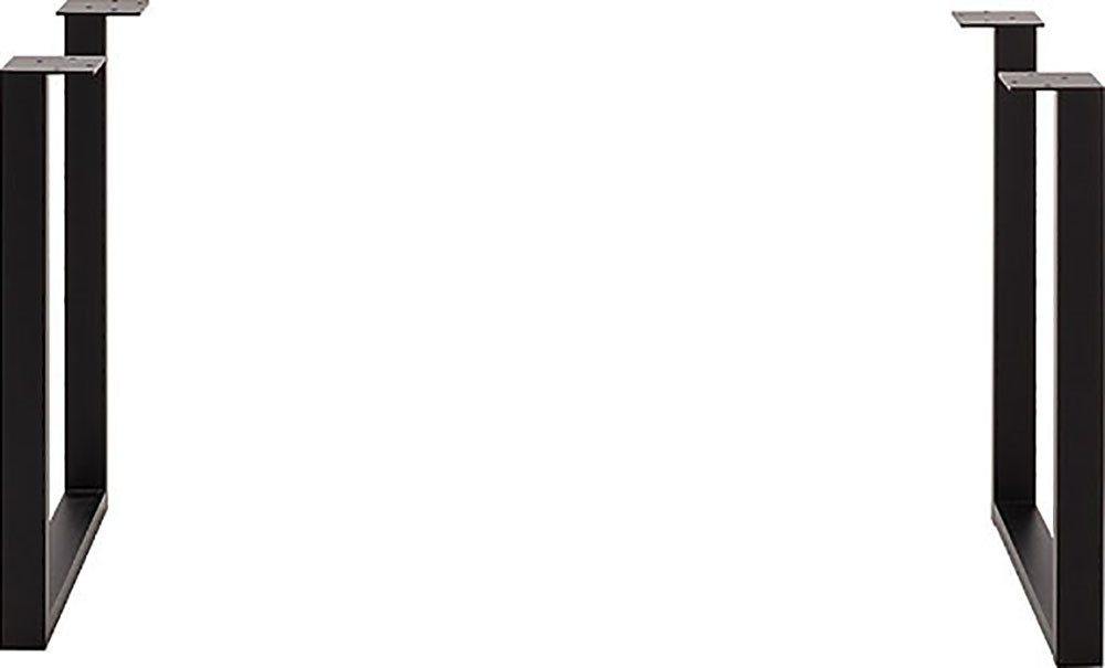 MCA living Tischbein Zeballos U Gestell, schwarz pulverbeschichtet