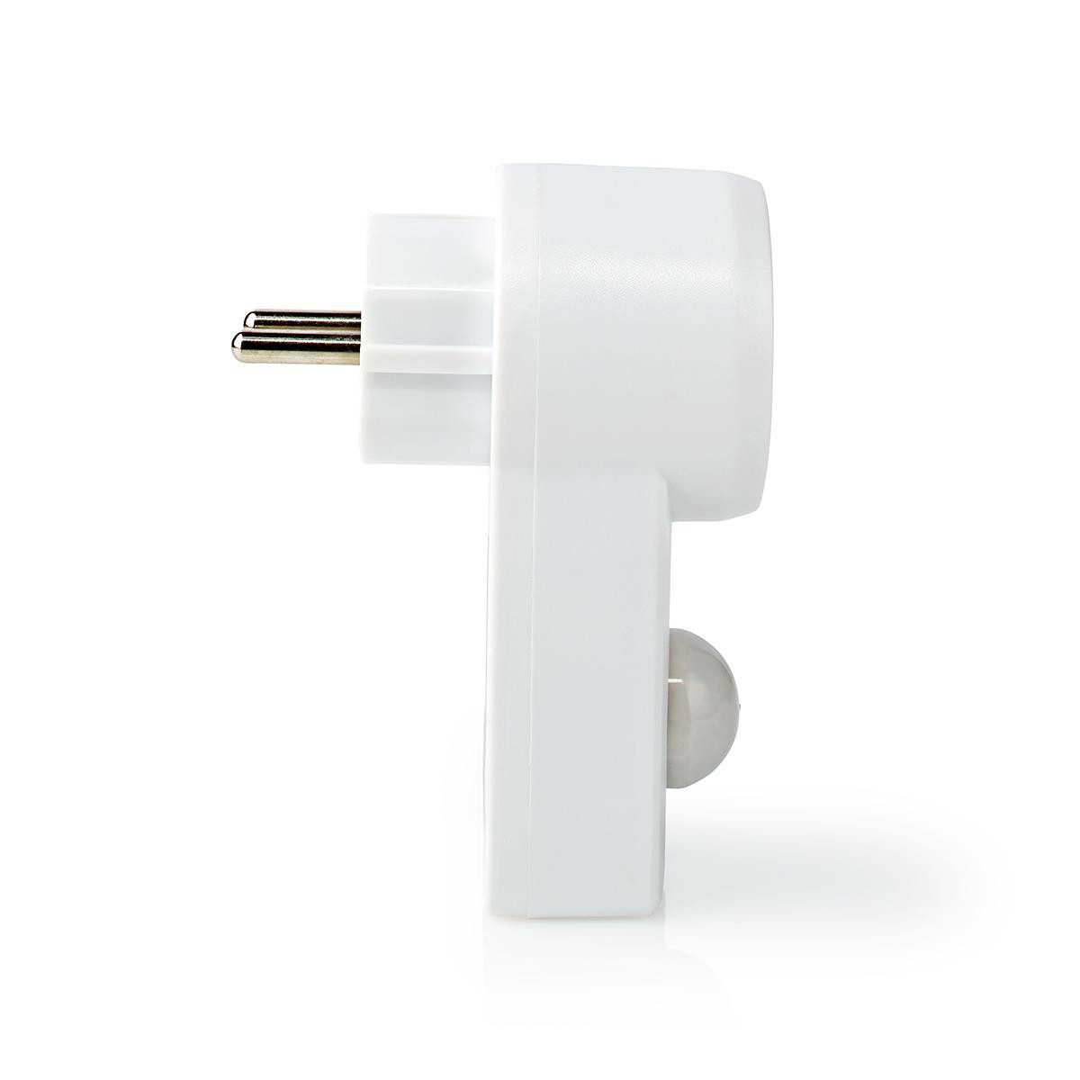 Nedis Bewegungsmelder PIRWI10WT, (1-St), PIR-Sensor, 120° Erfassung, für Innenräume, flexibel nutzbar