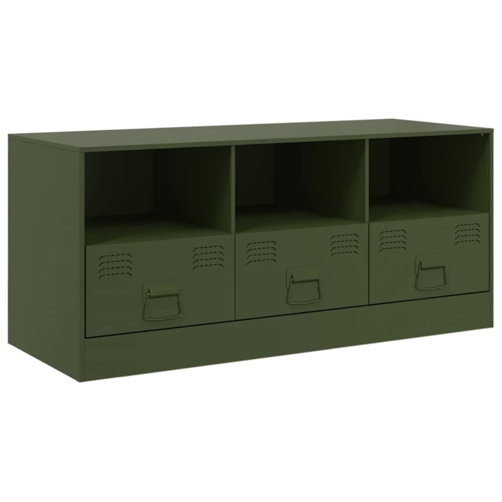 vidaXL TV-Schrank TV-Schrank Olivgrün 99x39x44 cm günstig online kaufen