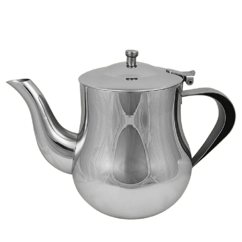 LeGro Profi Samowar Edelstahl Holzkohle Samowar 5Liter mit Schornstein + Optional Teekanne