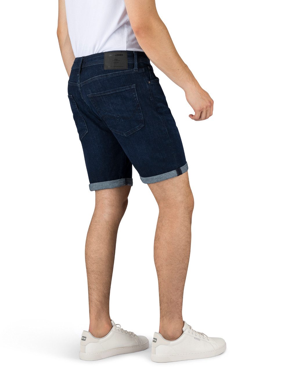 Jack & Jones Jeans Shorts Herren Stretch Kurz Regular Fit JJIRICK günstig online kaufen