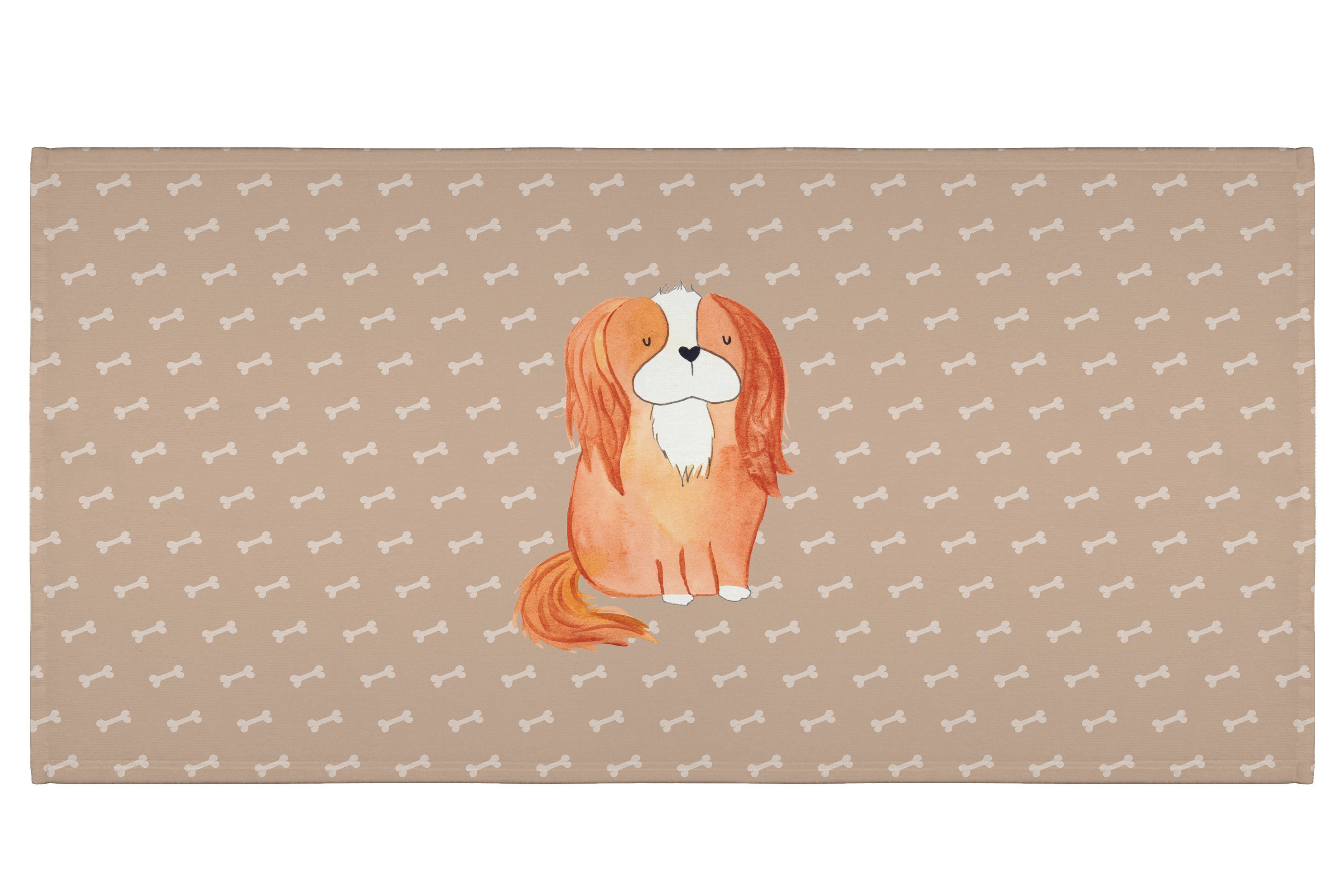 Mr. & Mrs. Panda Handtuch Cavalier King Charles Spaniel - Hundeglück - Geschenk, Baby, Hundemam, (1-St)