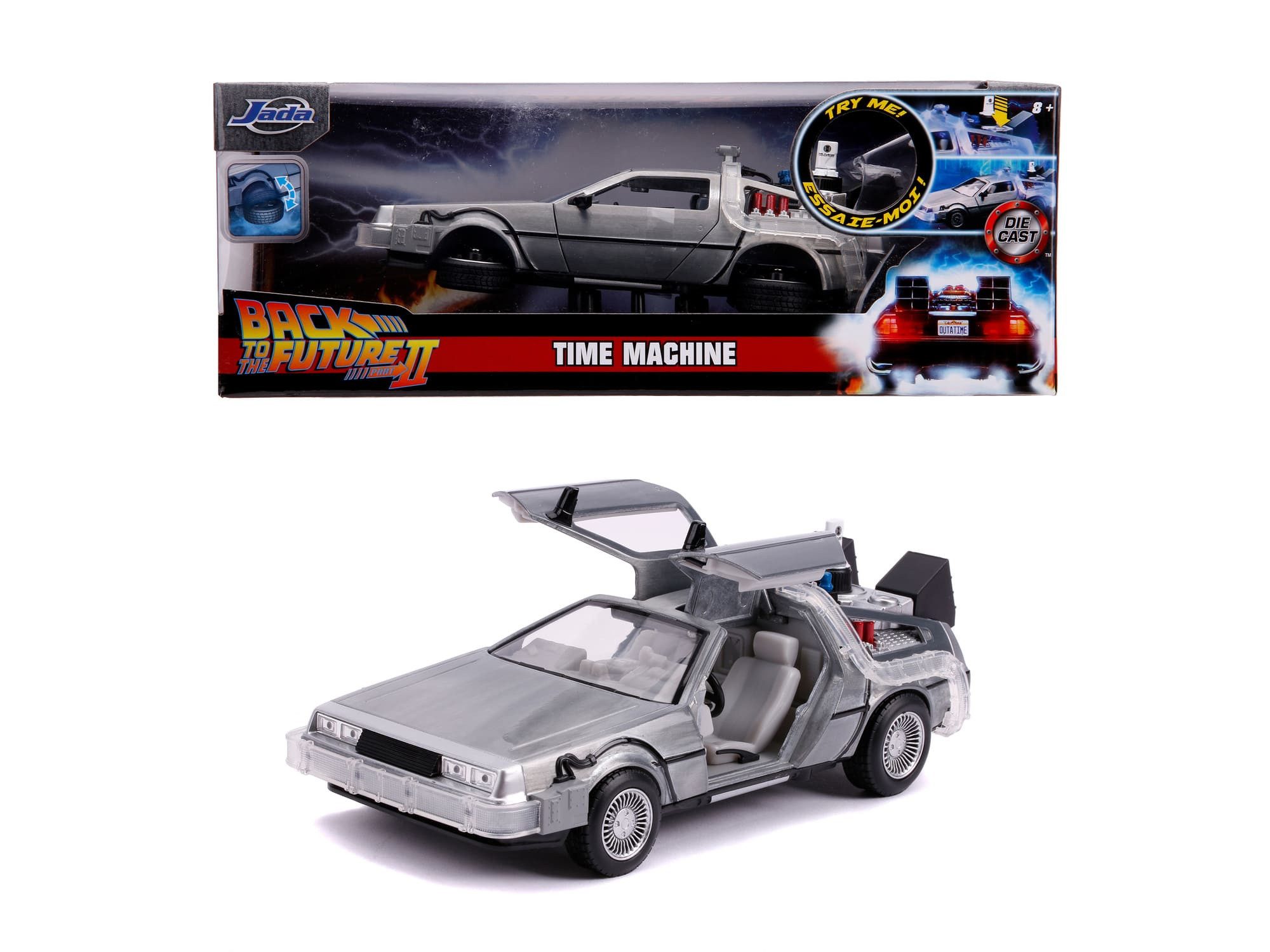 JADA Modellauto Jada Time Machine Back to the Future 2 1:24 Modellauto