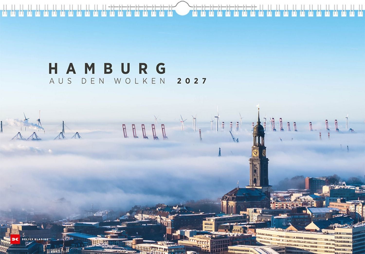 Delius Klasing Länderkalender Hamburg - aus den Wolken 2027