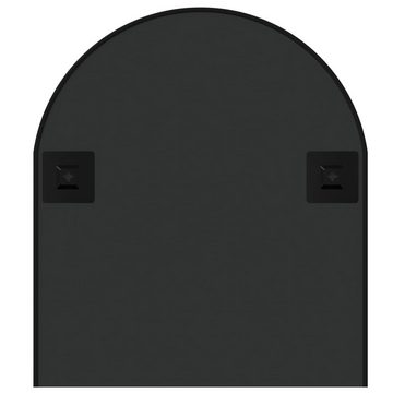 furnicato Wandspiegel Schwarz 100x45 cm Oval