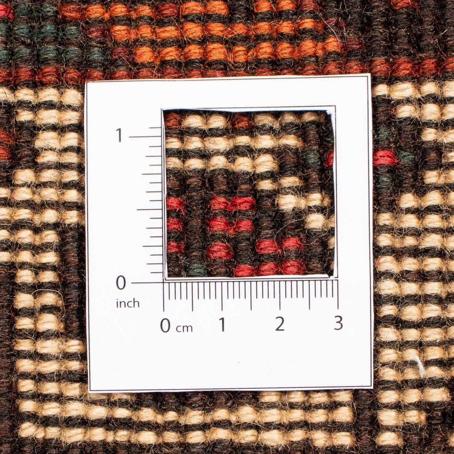 mit Wollteppich mm, morgenland, 206 308 Höhe: rechteckig, Unikat Rosso cm, 10 Medaillon Shiraz x Zertifikat