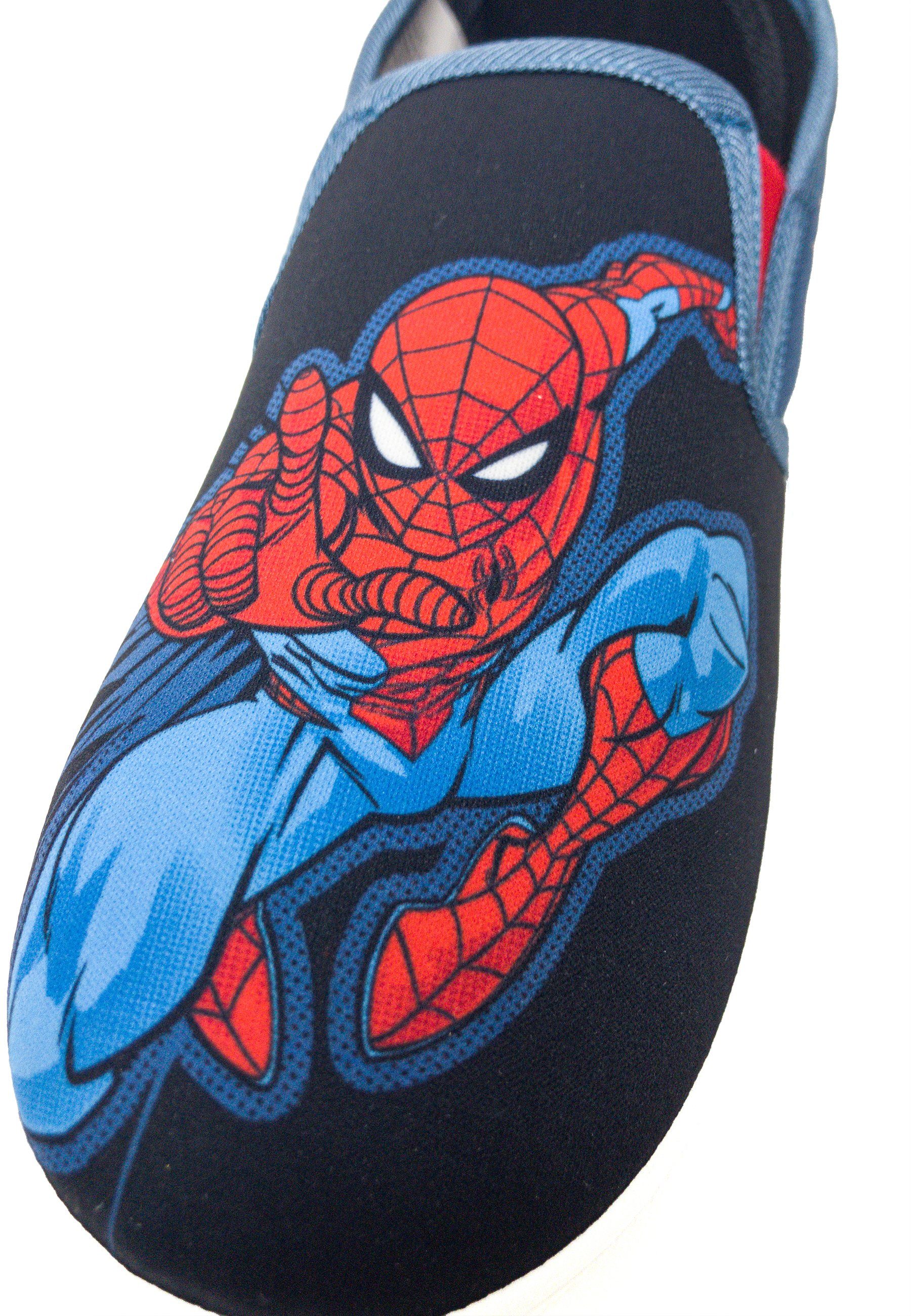 dank Spiderman Sneaker Kids2Go Slip-On und Einfaches Action-Pose Kids2Go Amazing Ausziehen Elastikband. An- Slip-On