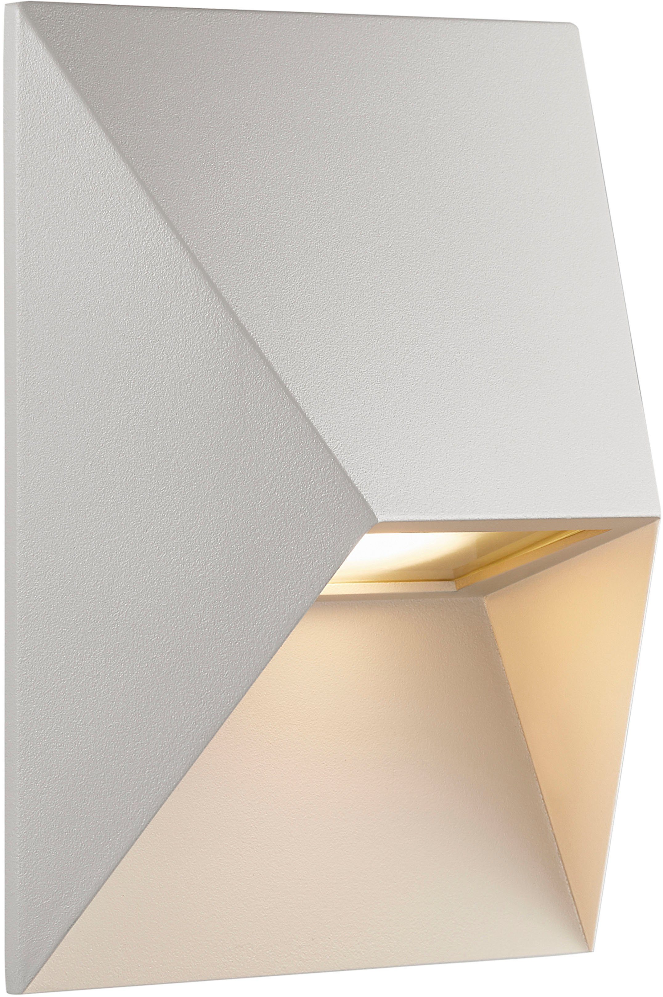 Nordlux Außen-Wandleuchte Pontio, Architekturdesign, ohne möglich, Elegante Leuchtmittel, Parallelschaltung Größe kompakte