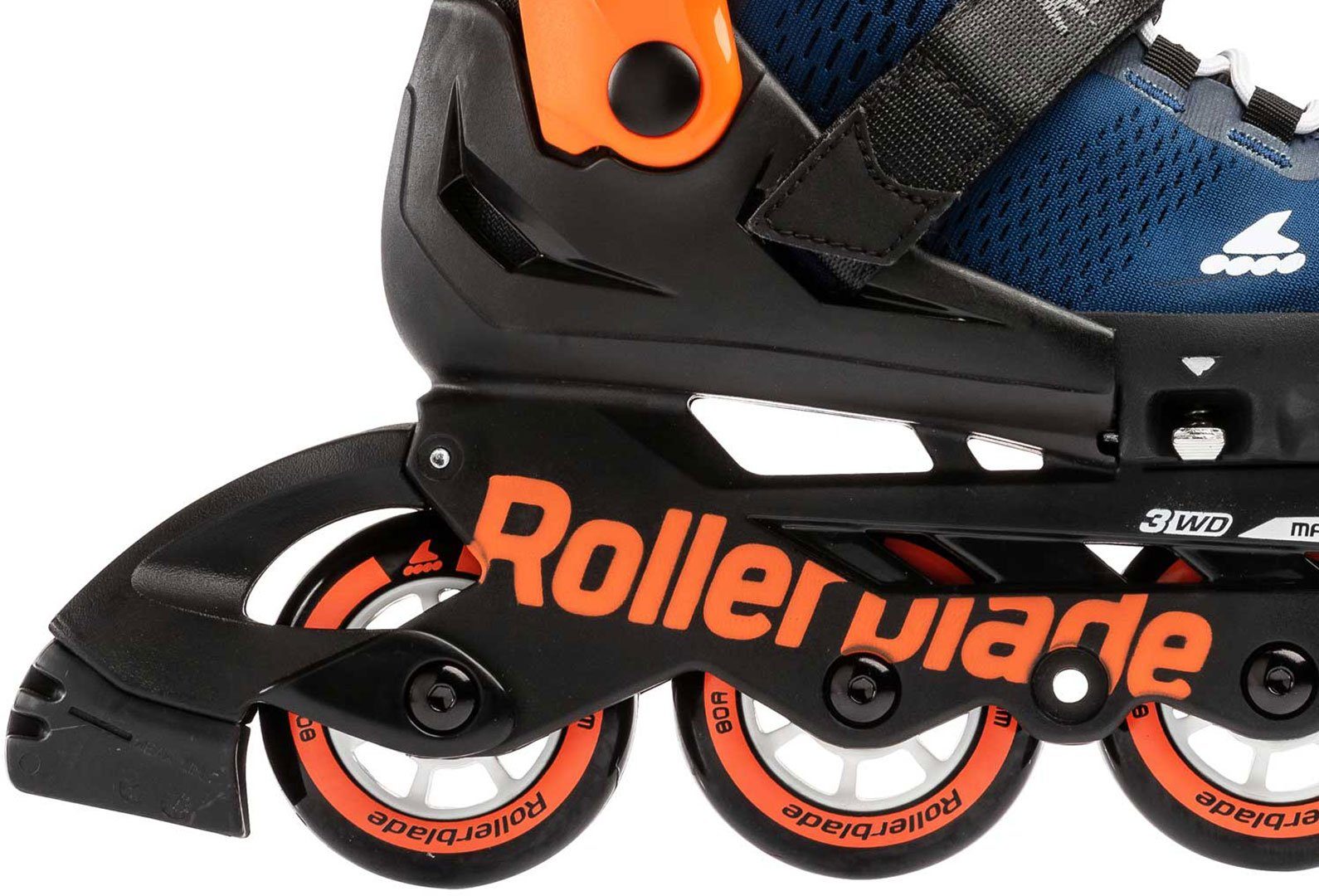 ROLLERBLADE Inlineskates ROLLERBLADE MICROBLADE Inline Skate midnight blue/warm orange