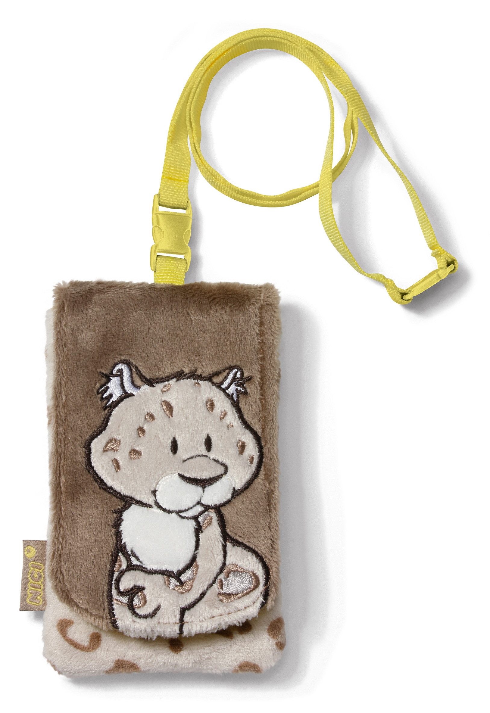 Nici Handyhülle 36089 - Schneeleopard, 9 x 14,5 cm
