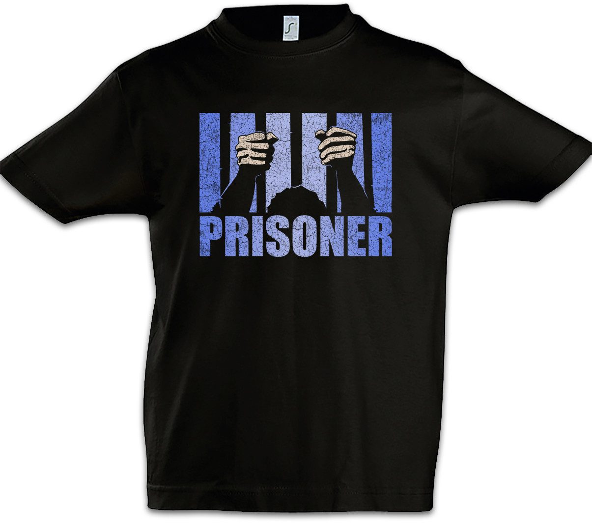Print-Shirt Prisoner Kinder T-Shirt Prison Jail Gefangener Gefängnis Detention