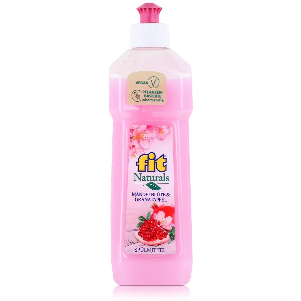 FIT fit Spülmittel Naturals Mandelblüte & Granatapfel 500ml (1er Pack) Geschirrspülmittel